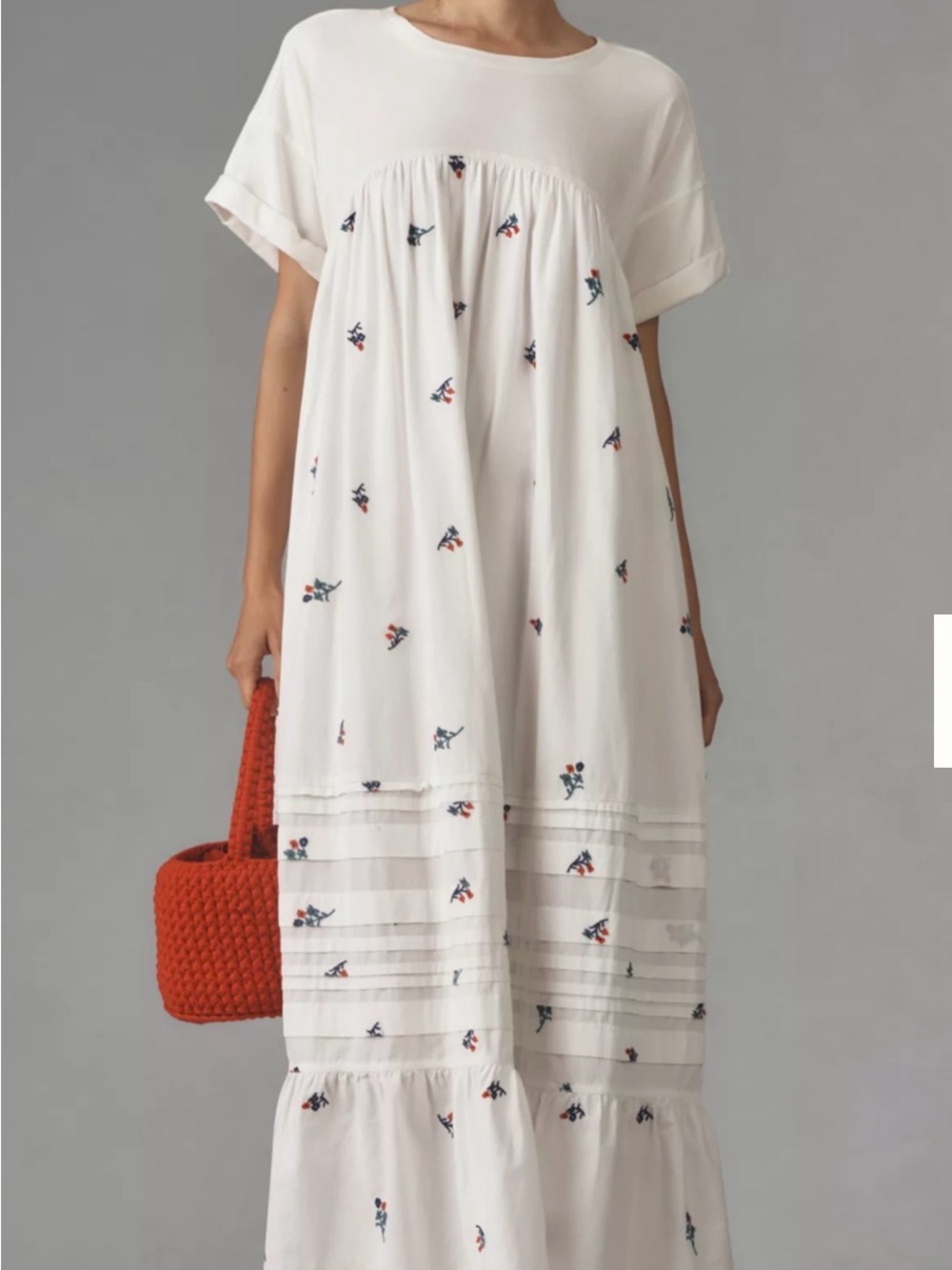 Pilcro Short-Sleeve T-Shirt Midi Dress size XL - Picture 2 of 9